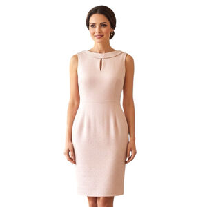 Chelsea Rose Size 10 Pink Sleeveless Sheath Dress